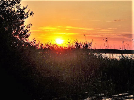 Mecklenburgische Seenplatte Sehenswürdigkeiten: Abendstimmung am Plauer See