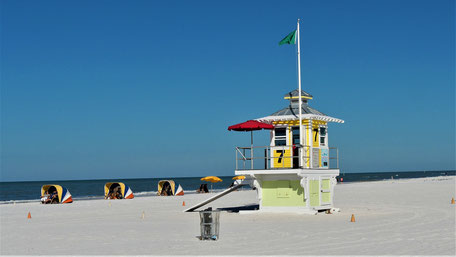 Clearwater Florida Sehenswürdigkeiten: Traumstrand Clearwater Beach