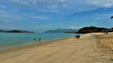 Reise Blog Langkawi Sehenswürdigkeiten: Strand Pantai Tengah