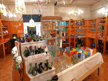 Murano Venedig Tipps & Geheimtipps: Verkaufsraum von Mosaics Donà Murano