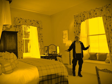 Schottland Spukschloss Unterkunft: Schlafgemach im Bunchrew House