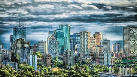 Rundreise Westkanada Reiseroute: Skyline von Edmonton