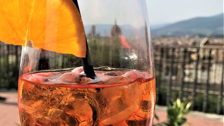 Florenz Reiseblog Tipps: Aperol Spritz in der Pablito Panorama Bar