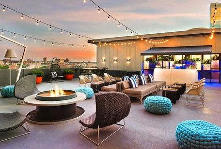 Boston Hotel Tipps: Dachterrasse des Hotel © Revere Hotel Boston Common