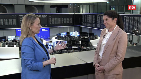 Einschätzug der Auswirkungen der US-Zölle im Interwie bei NTV mit der Finanzberaterin Melanie Schneider von Eloquent Invest