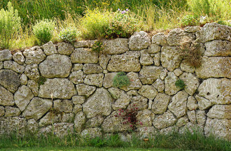 Zykolpenmauer aus Nagelfluh