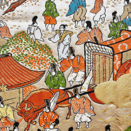 平安絵巻 平安絵巻・公家・帝(みかど)・行列風景 貴重画 | 八事商事 | 絵画