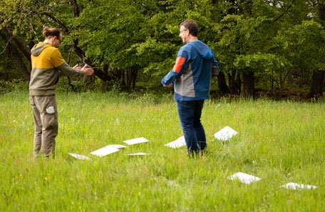 Stärken- und Wertearbeit auf der grünen Wiese