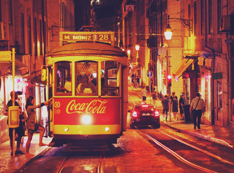 Lissabon bei Nacht