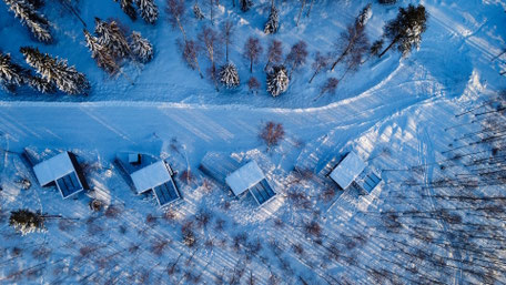 Silver Birch Resort von oben