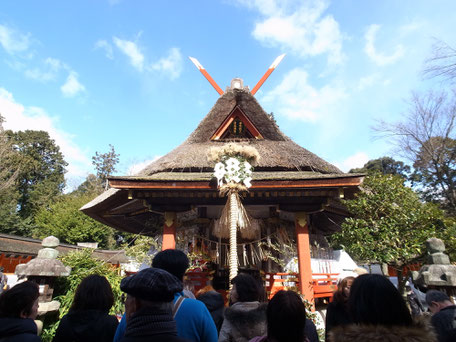 吉田神社「節分祭」本殿の画像