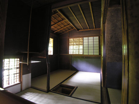 高桐院の茶室「松向軒」の画像