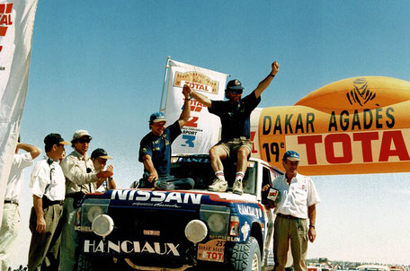 1997 Dakar Agadès Dakar. Nissan Dessoude.