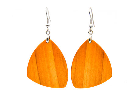 Holzohrhänger Nora Olivenholz Holzohrringe