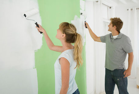 Decoración de salones, pintar las paredes del salón