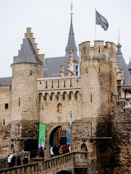Het Steen, Steinplein, Antwerp Christmas Market, Winter in Antwerpen, Kerstmarkt Antwerpen, Marché de Noël d'Anvers, Antwerpen, Antwerp, Anvers