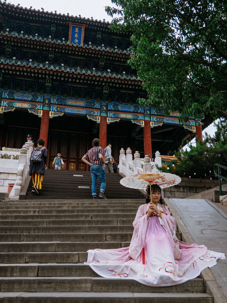 Girl wearing traditional clothes