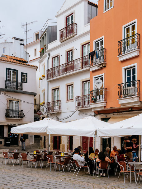 The colourful facades of the city's oldest neighbourhood