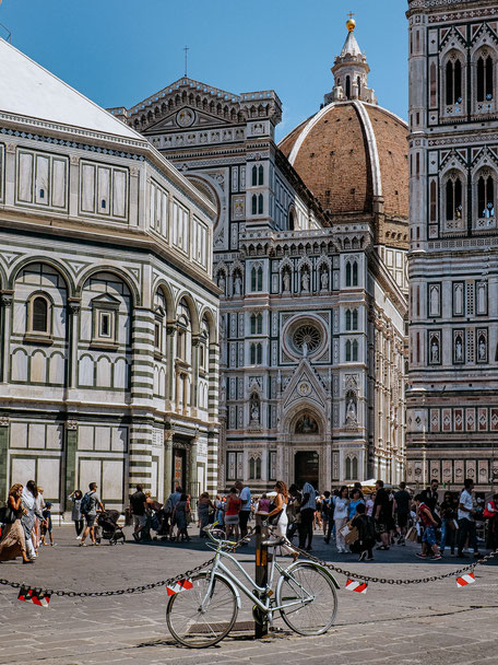 The Baptistry, the Cathedral and the Campanile