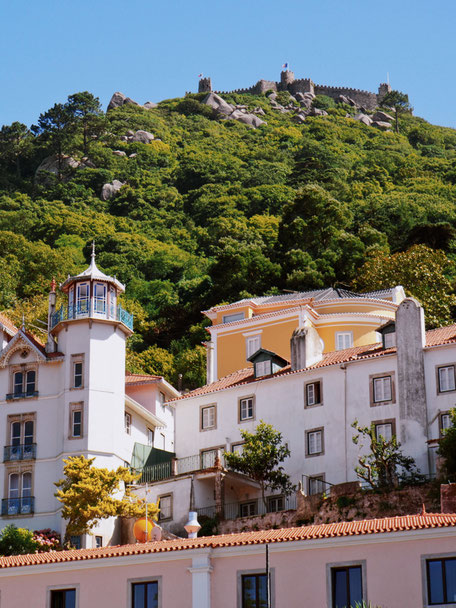 The Moorish Castle up in the hill