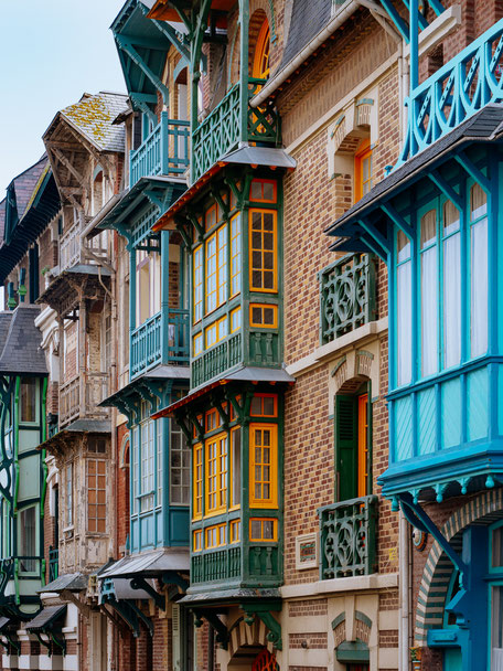 Colorful villas