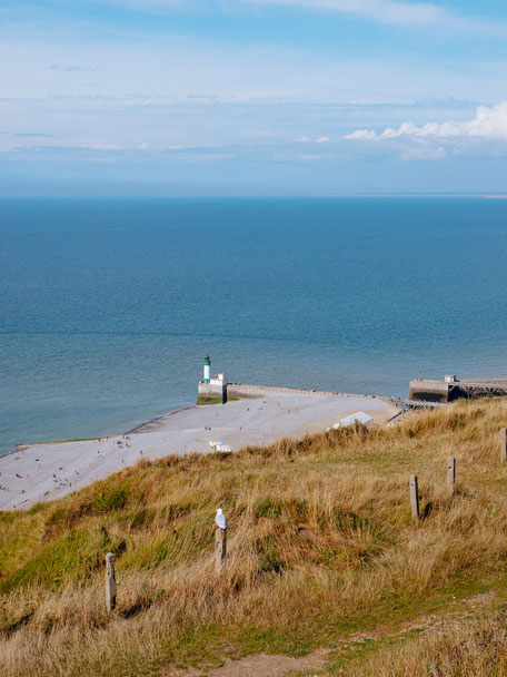 View from the cliffs in Le Tréport