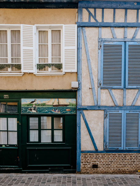 Timbered houses