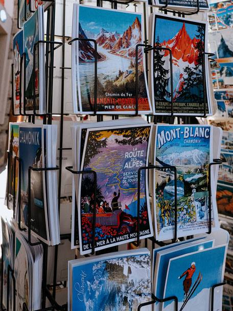 Postcards, Chamonix (French Alps, Alpes françaises)