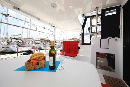 Katamaran, Lagoon 42, Katamaran Lagoon 42, BackkistepolSegeltörn, Seemeilentörn, Segelurlaub, Familiensegeln,ster, Charter, Katamarantraining, Skippertraining, Hochseesegeln, Charter Kanaren, Charter Kroatien