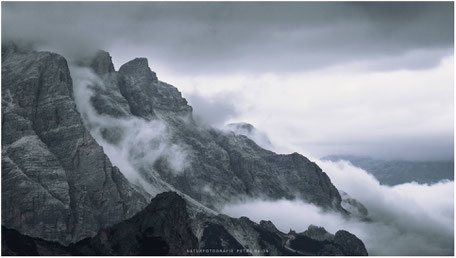 Mountains in the clouds