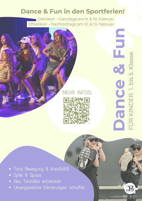 Ferienbetreuung Tanzkurs Kinder Dancecamp Sportferien Betreuung Hip Hop Kpop Commercial Dance 