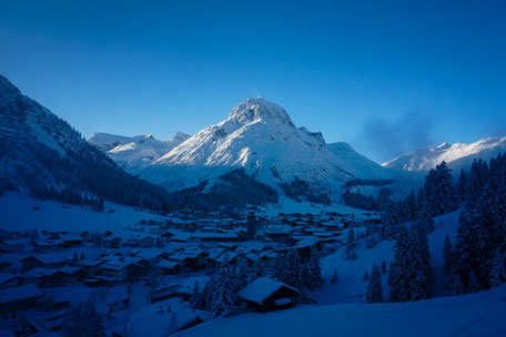 Blaue Stunde in Lech