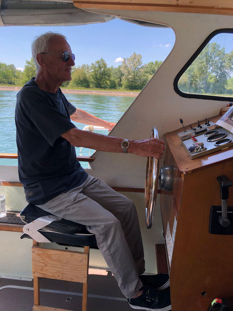 Foto Christoph auf dem Schiff, espace vide Thun