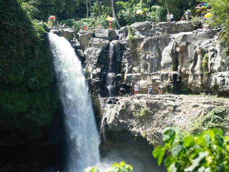 Tegenungan waterval dichtbij Ubud en Sukawati