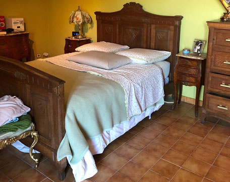 Artisan pour rénover un lit ancien, cire, vernis sur Nice Cannes Antibes