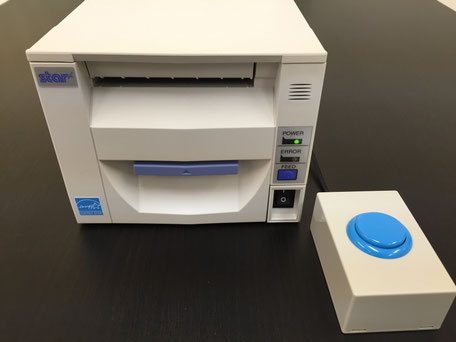 簡易型の受付番号発券機 ボタン式 順番待受付システム アイリスト 多言語対応