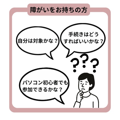 障がいをお持ちの方