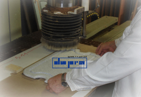 Tagliere su disegno in HDPE