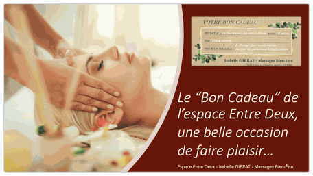 Bon cadeau - espace entre deux - Isabelle GIBRAT