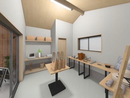 店舗タイプの小屋のイメージ図04