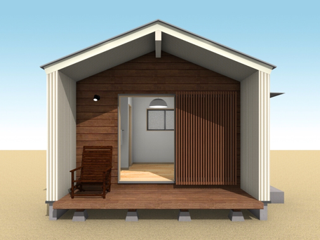 書斎タイプの小屋のイメージ図02