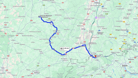 Google Maps Bild mit Wegbeschreibung 