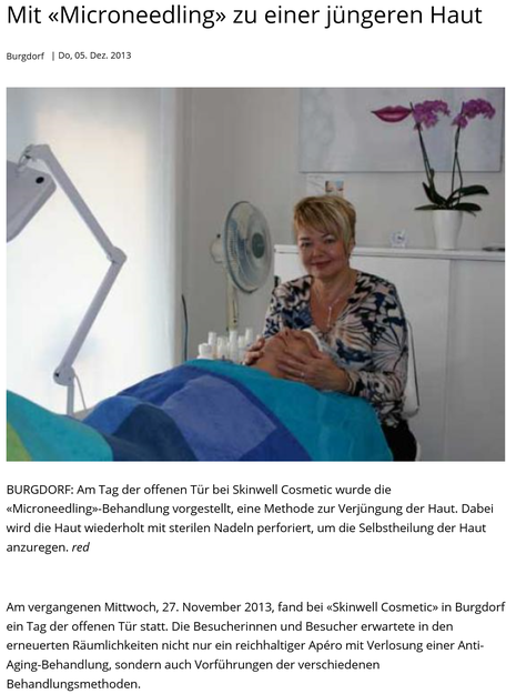 Skinwell Cosmetic Marianne Hellström Microneedling