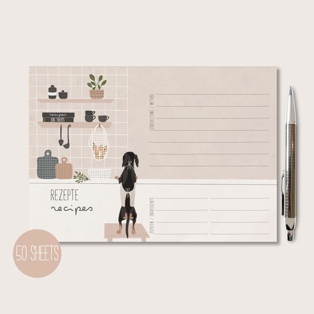 To do Liste Notepad Notizblock Hunde