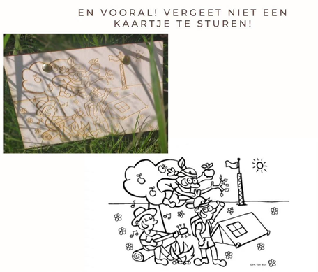 Dirk Van Bun Communicatie & Vormgeving - Illustraties - originele tekening - Bedrijven - ondernemingen - op maat van uw activiteiten - Wenskaart Tötomo