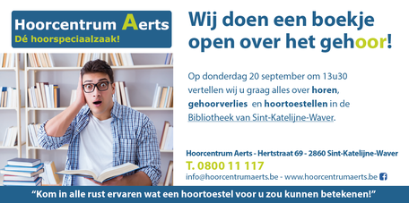 Dirk Van Bun Communicatie & Vormgeving - Grafische vormgeving - Grafisch ontwerp - reclame - publiciteit - Grafisch ontwerp - Lommel - Leaflet & Flyer Hoorcentrum Aerts