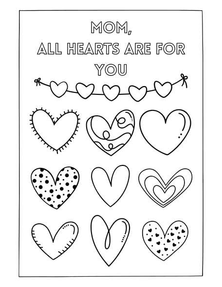 A Joyful Mother's Day- Coloring Book for All Ages