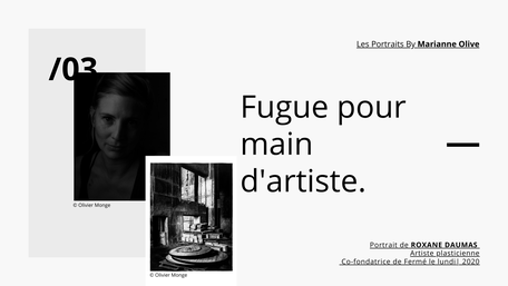 Ecriture du portrait Benedict Dammann par Marianne Olive