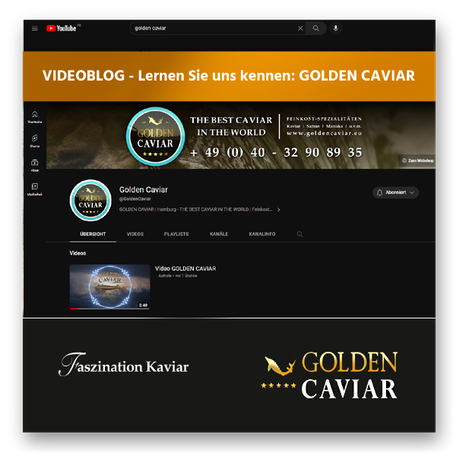 VIDEOBLOG: GOLDEN CAVIAR aus Hamburg - exquisite Gourmet-Spezialitäten für passionierte Feinschmecker, die Sterneküche, Gastronomie, Luxus-Hotel und Catering