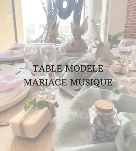 Endlesscréa - décoratrice d'événement - table modèle mariage
